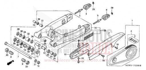 SWINGARM CBR600FS1 de 2001