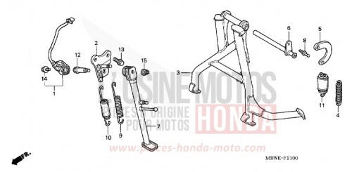 STAND CBR600FS2 de 2002
