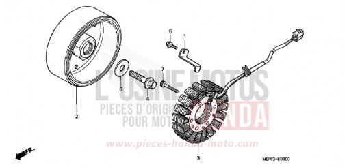GENERATOR CBR600FR1 de 2001