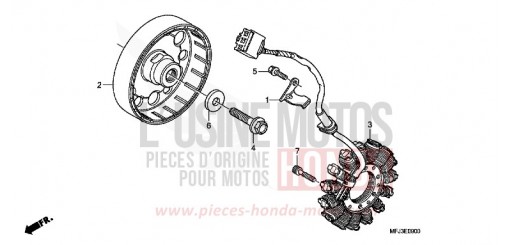 GENERATOR CBR600RAA de 2010