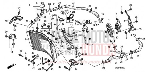 RADIATORE CBR600RAA di 2010