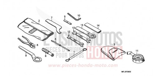 TOOLS CBR600RAA de 2010