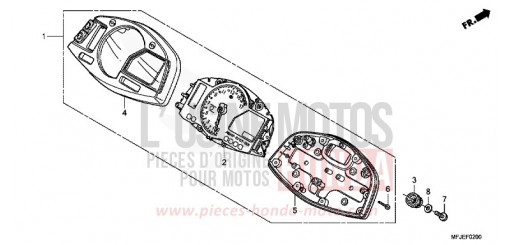 METER CBR600RAC de 2012
