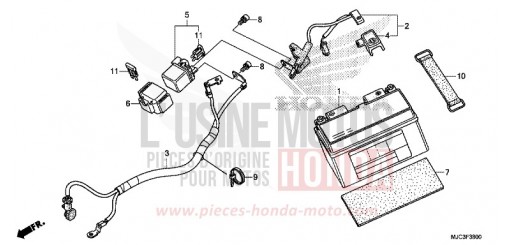 BATTERY CBR600RAD de 2013