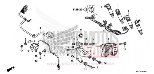 SOTTOCABLAGGIO CBR600RAD di 2013