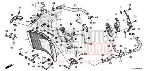RADIATORE CBR600RAD di 2013