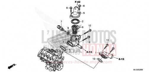 TERMOSTATO CBR600RAD di 2013