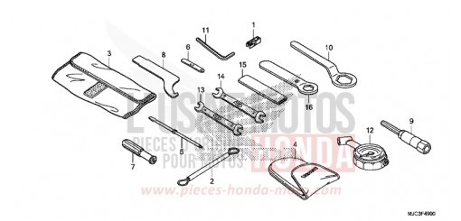 TOOLS CBR600RAD de 2013