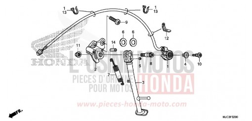 STAND CBR600RAD de 2013