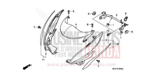 COWL CB600F39 de 2009