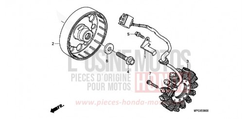 GENERATOR CB600F3A de 2010