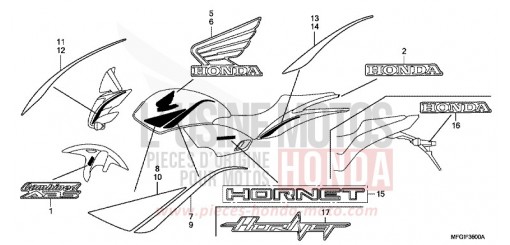 MARK CB600F3A de 2010
