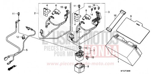 BATTERY CB600F9 de 2009