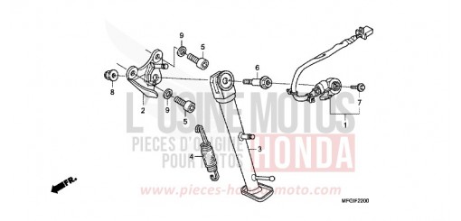 STAND CB600FB de 2011