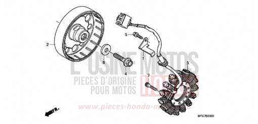 GENERATORE CB600FA7 di 2007