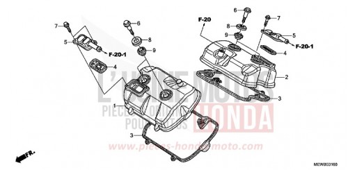 HEADLIGHT CB600FA8 de 2008