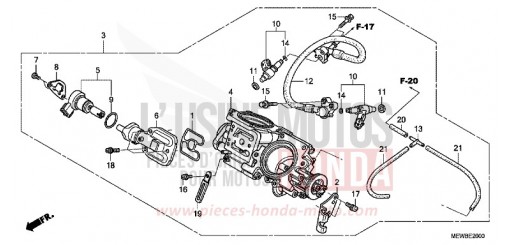 HEADLIGHT CB600FA8 de 2008