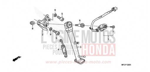 STAND CB600FA9 de 2009