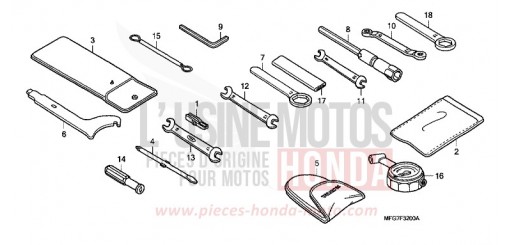 ATTREZZI CB600FA9 di 2009