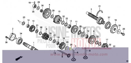 TRANSMISSION CB600FAB de 2011