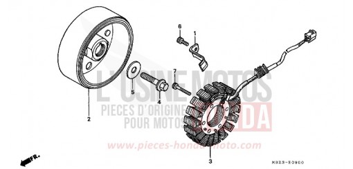 GENERATOR CB600F2Y de 2000