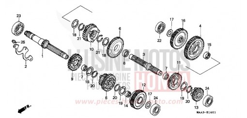 TRANSMISSION VT1100C2V de 1997