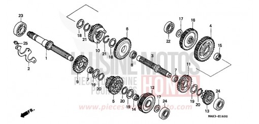TRANSMISSION VT1100C2X de 1999