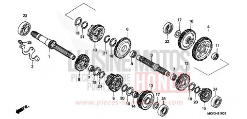 TRANSMISSION VT1100C2Y de 2000