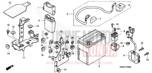 BATTERY VT1100C2Y de 2000