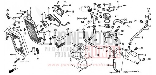 RADIATOR VT1100C3W de 1998