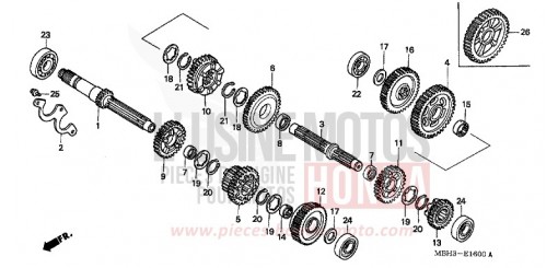 TRANSMISSION VT1100C3X de 1999