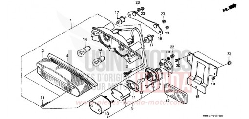 TAILLIGHT VT1100CJ de 1988