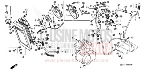 RADIATOR VT1100CJ de 1988