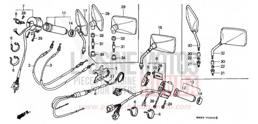 INTERRUTTORE/CAVO VT1100CJ di 1988
