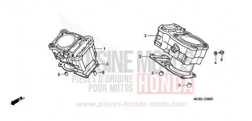 CYLINDER XL650V1 de 2001