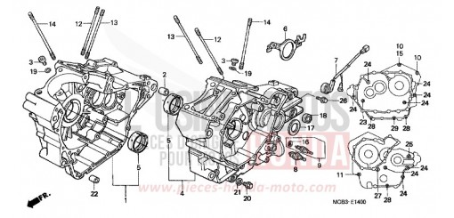 CRANKCASE XL650V1 de 2001