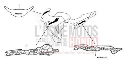 STRIPE/MARK XL650V1 de 2001