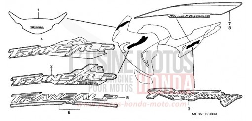 STRIPE/MARK XL650V2 de 2002