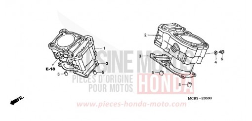CYLINDER XL650V3 de 2003