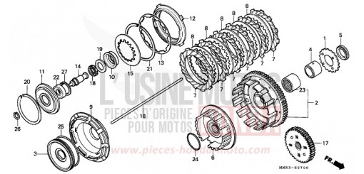 CLUTCH VT1100CR de 1994
