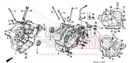 CRANKCASE VT600CJ de 1988