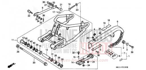 SWINGARM VT600CL de 1990