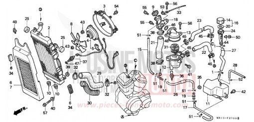 RADIATOR VT600CP de 1993