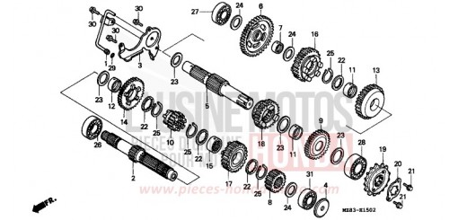 TRANSMISSION VT600CT de 1996