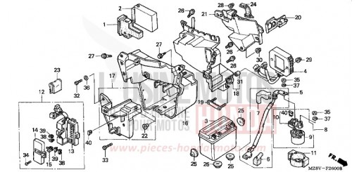 BATTERY VT600CV de 1997