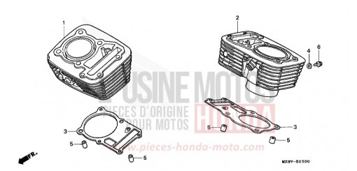 CYLINDER VT600CV de 1997