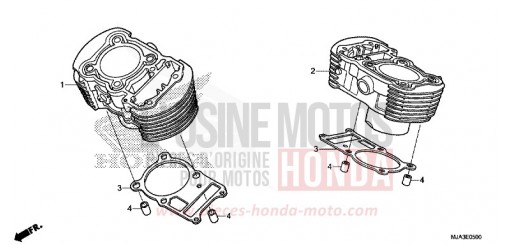 CYLINDER VT750C2SD de 2013