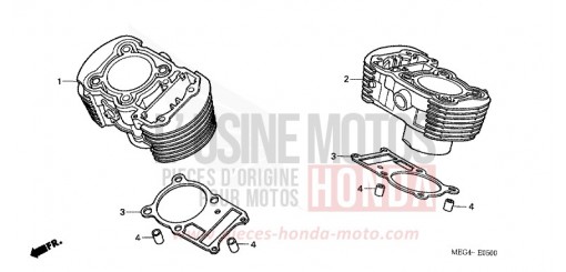 CYLINDER VT750C5 de 2005