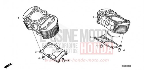 CYLINDER VT750C8 de 2008