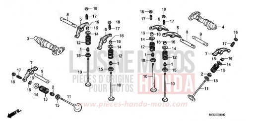 CAMSHAFT VT750CA8 de 2008